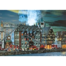 Brennendes Finanzamt 