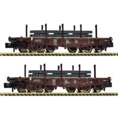 2-tlg. Set: Schwerlast-Flachwagen 