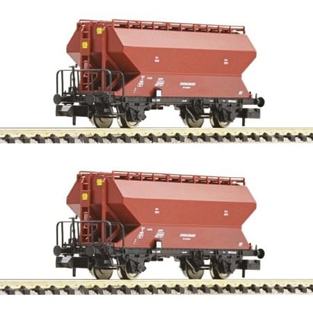 2 piece set: Grain silo wagons 