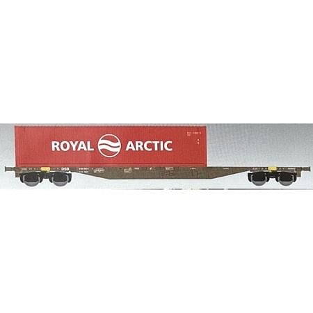 DSB Sgns m. 40 ROYAL ARCTIC container vogn 1 