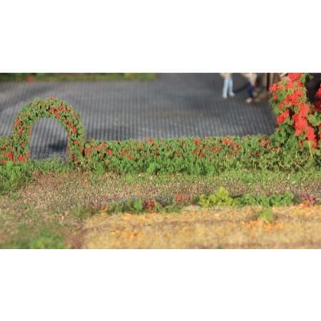 2 flexible Rosenhecken 7 x 7 mm, je 50 cm lang 