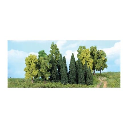 Mischwald N, 22 Bäume + Tannen 5-12 cm 