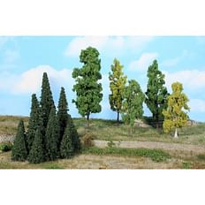 Miniwald-Set, 40 Bäume und Tannen 5 - 18 cm 