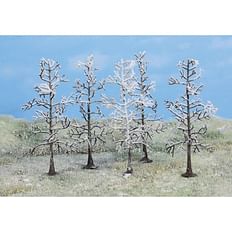 winter trees 10 cm / 5 pc 