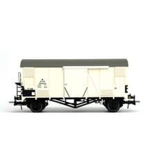 DSB Iar lukket godsvogn Litra 21 398, hvid 