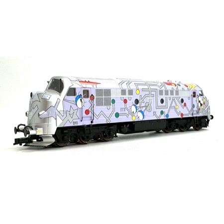DSb MX 1021 graffiti, AC med lyd ++ AC