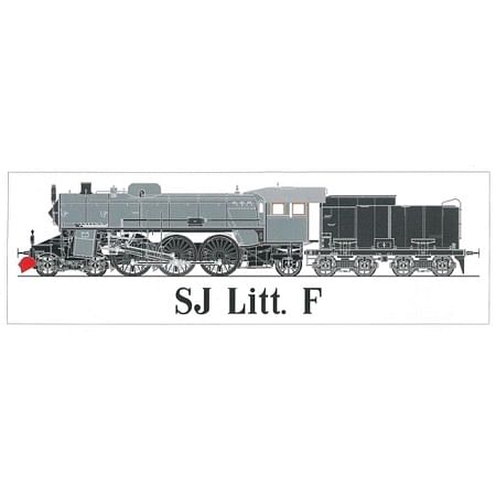 SJ  damplokomotiv, F 1200 AC  AC
