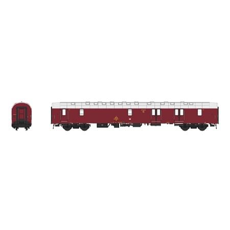 DSB litra P 50 86 90-84 805-8, Brun 