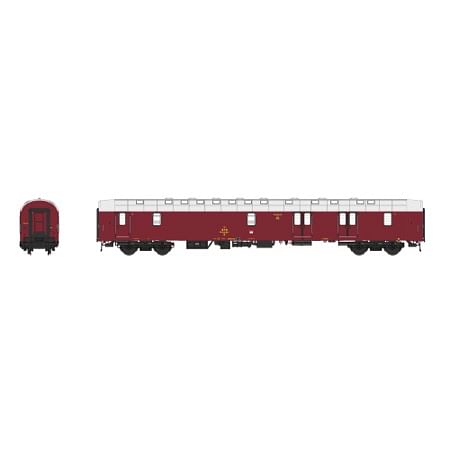 DSB litra P 50 86 90-84 808-2, Brun 