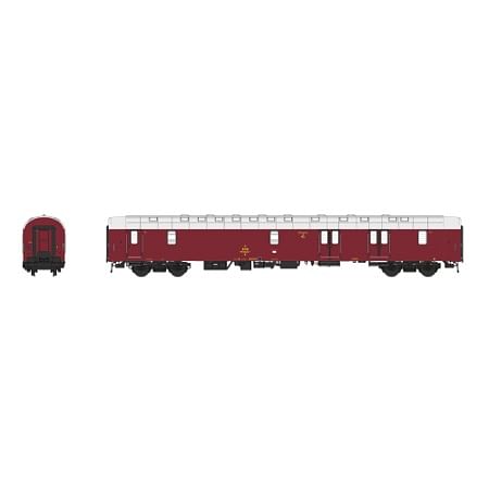 DSB litra P 50 86 90-84 814-0, Brun 