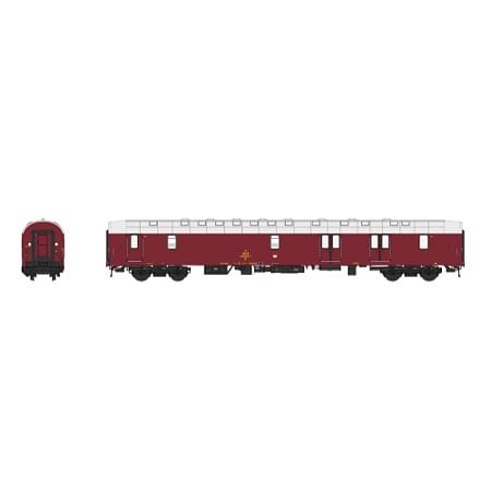 DSB litra P 50 86 90-83 807-5, Brun 