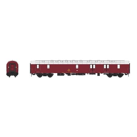 DSB litra P 50 86 90-83 802-6, Brun 