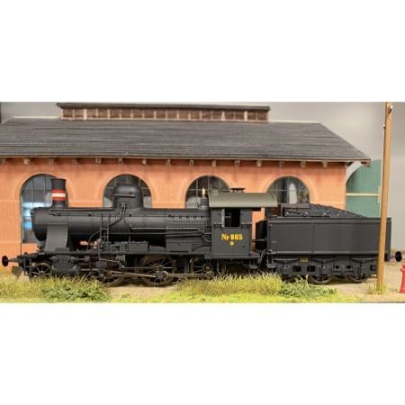 DSB D 825 damplokomotiv, AC digital AC
