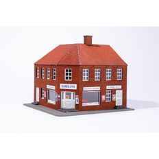 Hjørnehus med butik 