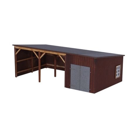 Garage med værksted 