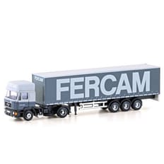 MAN F90 Gardinenplanen-Sattelzug FERCAM (IT) 