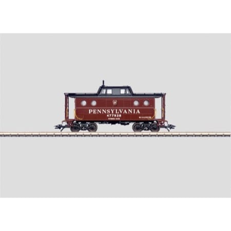 Caboose Typ N5c der Pennsylvania Railroad (PRR). Ausführung mit windschnittiger Dachkanzel. 