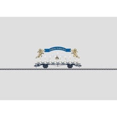 Rungenwagen Bauart R 02 der Deutschen Reichsbahn Gesellschaft (DRG) und der Deutschn Bundesbahn (DB). Fiktive Gesatltung zum Weihnachtsfest. 