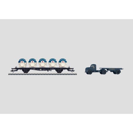 Set Behälter-Tragwagen und LKW. - Lbgjs 598 