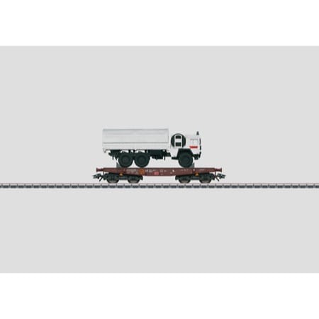 Schwerlastwagen. - Rlmmps 651, DB AG 