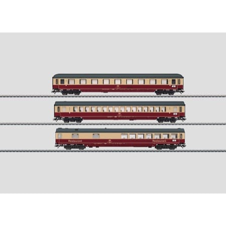 IC-Schnellzugwagen-Set. - Avmz 111.0, Apmz 121.2, WRmh 132, DB 