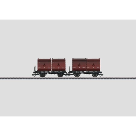 Set mit 2 Behälterwagen. - Fb-zz 131 