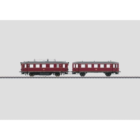 Dieseltriebwagen mit Beiwagen. - VT 75.9, VB 140 AC