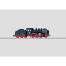 Dampflokomotive mit Schlepptender. - BR 24 DB AC