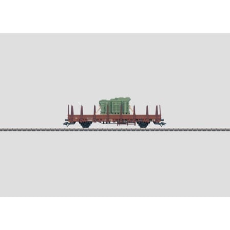 Rungenwagen mit Ladung. - Kbs 443 DB AG 
