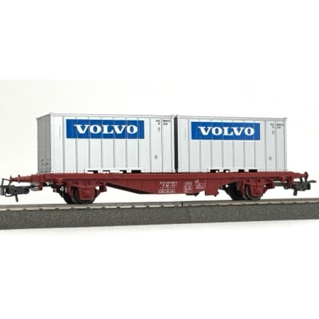 SJ containervogn m. Volvo container 