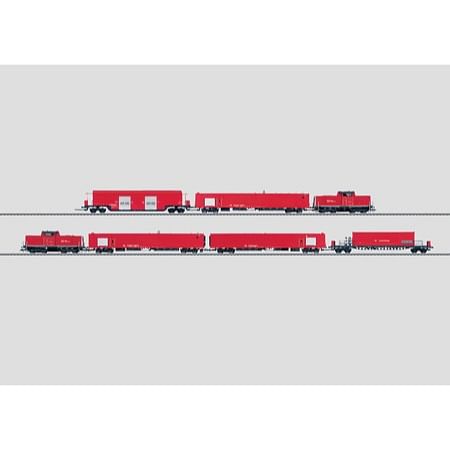 Zugpackung "Tunnelrettungszug". - BR 714 (RTZ) DBAG 