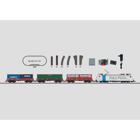 Digital-Startpackung "Containerzug". 230 Volt. - BR E 186, Railpool GmbH 