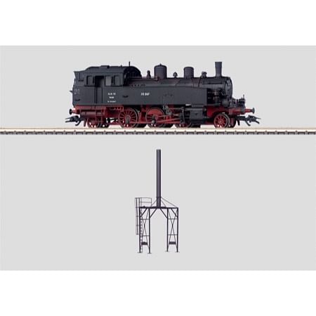 Dampflokomotive mit Heizkamin. - BR 75 DB AC
