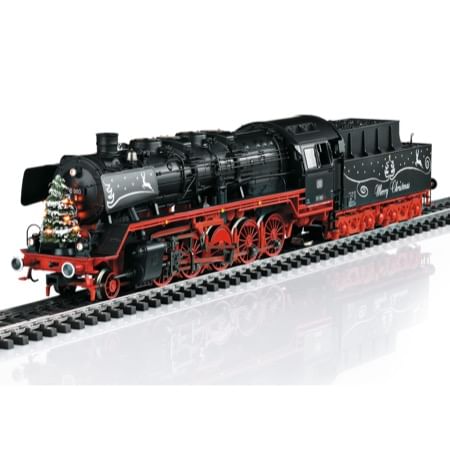 Weihnachts-Dampflokomotive mit Schlepptender - BR 50, DB AC