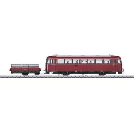 Schienenbus VT 95.9 mit Einachs-Anhänger VB 141.2 - VT 95.9 + VB 141.2, DB AC