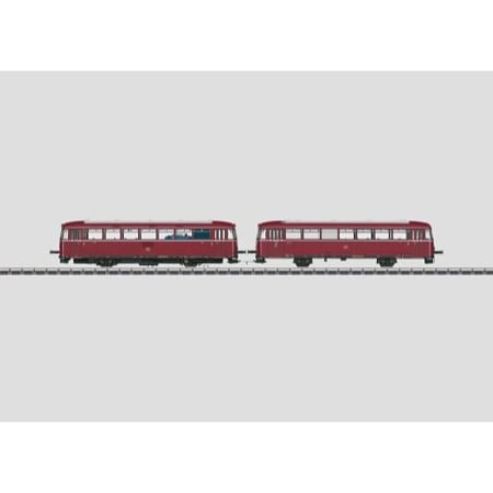Schienenbus mit Steuerwagen. - BR VT98 + VS98 DB AC