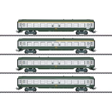 Französisches Schnellzugwagen-Set "Tin Plate" 