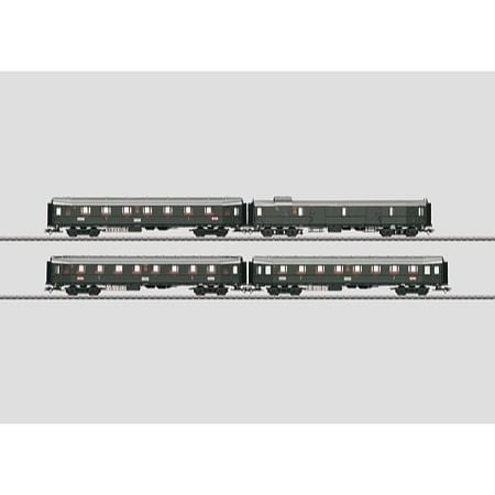 Reisezugwagen-Set „HAPAG-Sonderzug“. - A4ü-23 B4ü-22 Pw4ü-23 DRG 