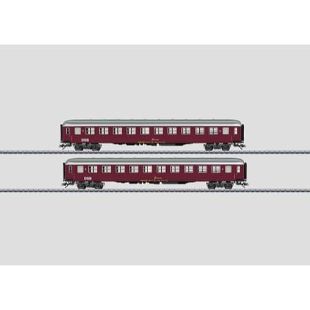 Personenwagen-Set. - Bauart litra B DSB 