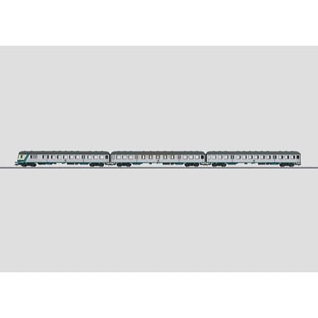 Nahverkehrswagen-Set für Wendezüge. - Bnb 719, ABnb 703, BDnf 738 (Bauart "Silberling") 