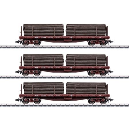 US-Flachwagen-Set - Shay 