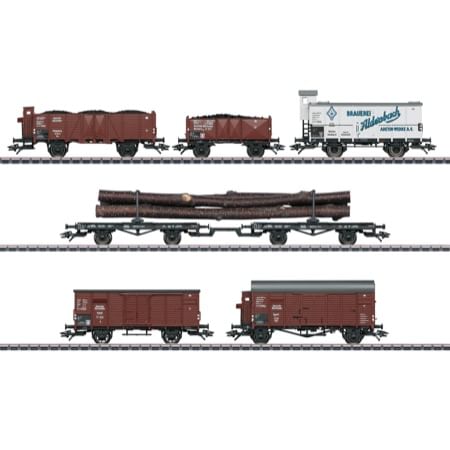 Güterwagen-Set zur Dampflokomotive BR 95 