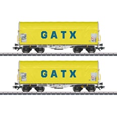 Schiebeplanenwagen-Set GATX 