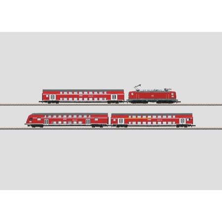 Nahverkehrszug der Deutschen Bahn AG. - BR 143, DB AG 