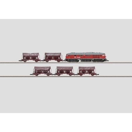 Zugpackung "Kalktransport". - BR 232, DB AG 