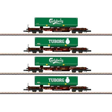 Deep-Well Flat Car Set 