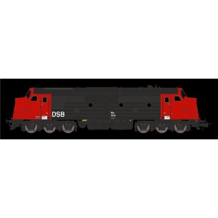 DSB MX 1016, Rød/Sort, DC m. lyd DC
