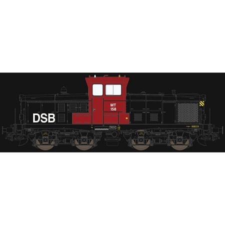 DSB MT 158 - Rød/sort - DC DC