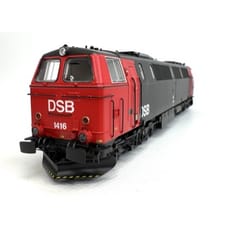DSB MZ 1416 Rød/sort, afblændede hjørneruder AC digital med lyd AC