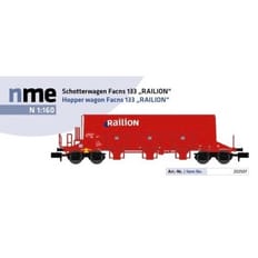 Kies- und Schotterwagen Facns 133, verkehrsrot, DB Railion 